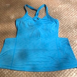 Strapless summer dress.